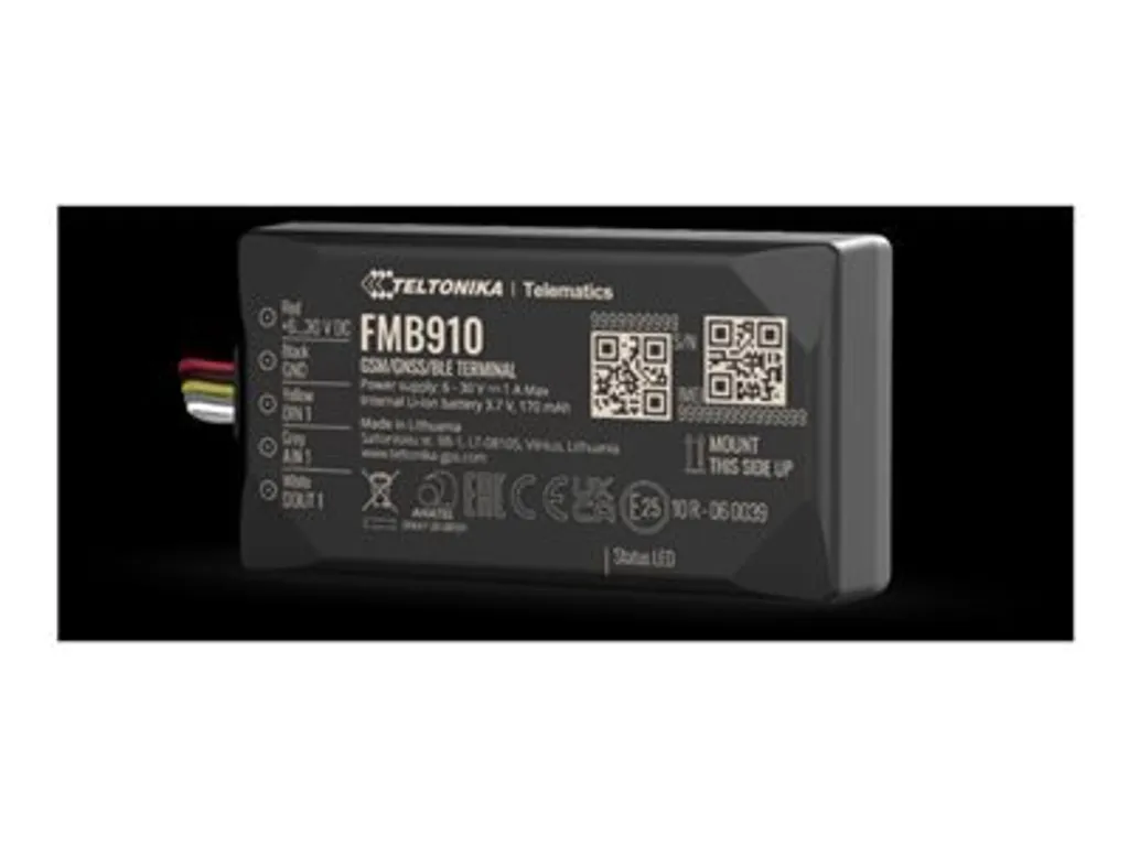 Tracker Vol FMB910 Teltonika avec Coupure Moteur - Tracking GPS 2G Basic