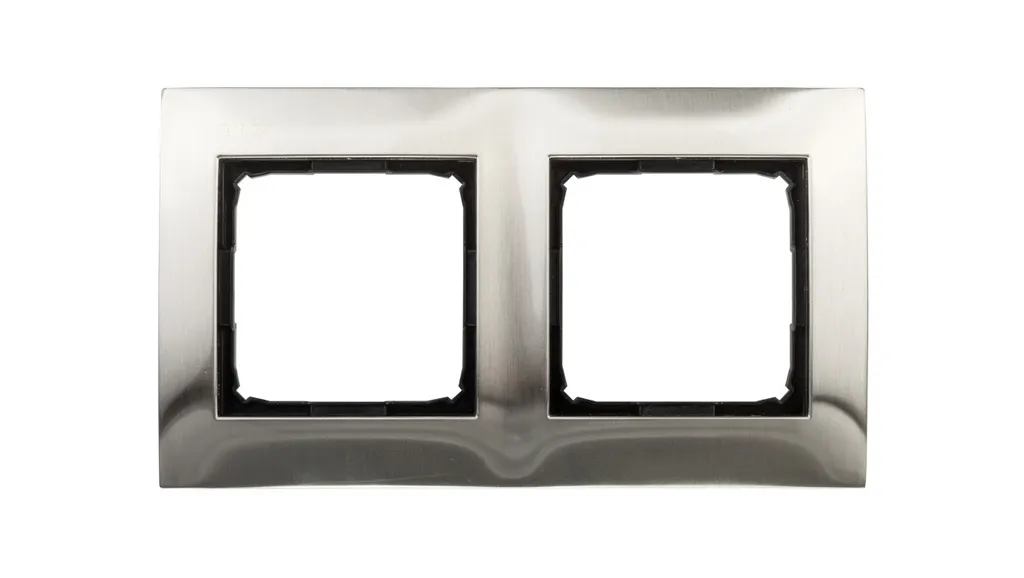 Plaque de Finition Double pour Interrupteur Kontakt-Simon DR2/61 210mm