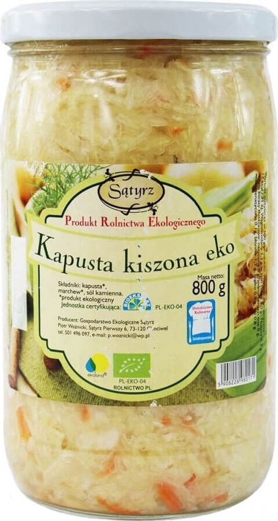 SAUERKRAUT MIT KAROTTE800 g SĄTYRZ Konserve Kaufland.de