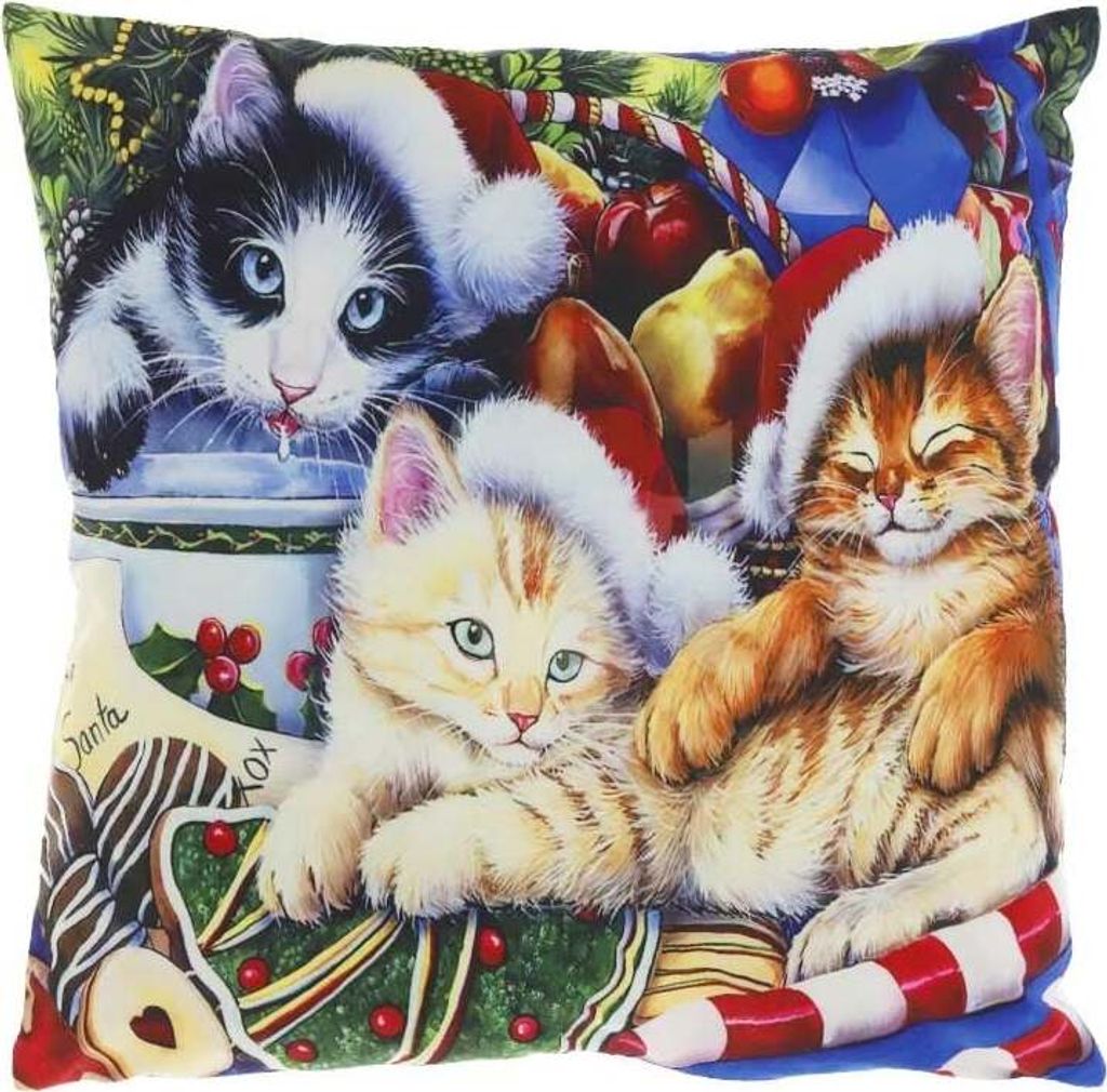 Unique Living – Dekokissen Traditionelles Druckdesign 1 – 45 x 45 cm