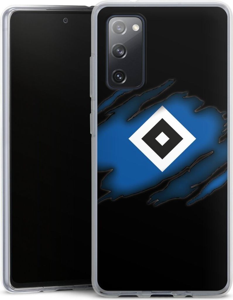 DeinDesign Handyhülle für Samsung Galaxy S20 FE 5G Silikon Hülle Case Smartphone Schutzhülle HSV Hamburger SV Offizielles Lizenzprodukt