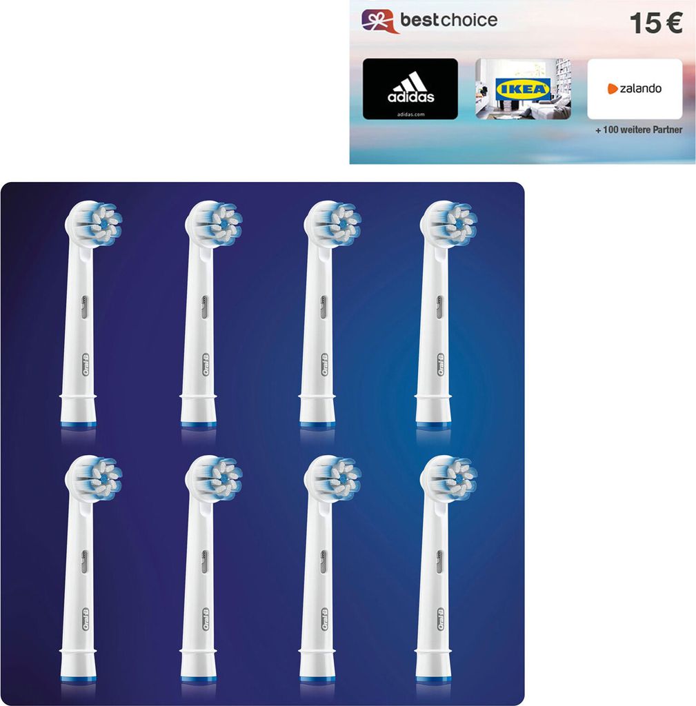 Oral-B Aufsteckbürsten Sensitive Clean 8er Produktbild 11