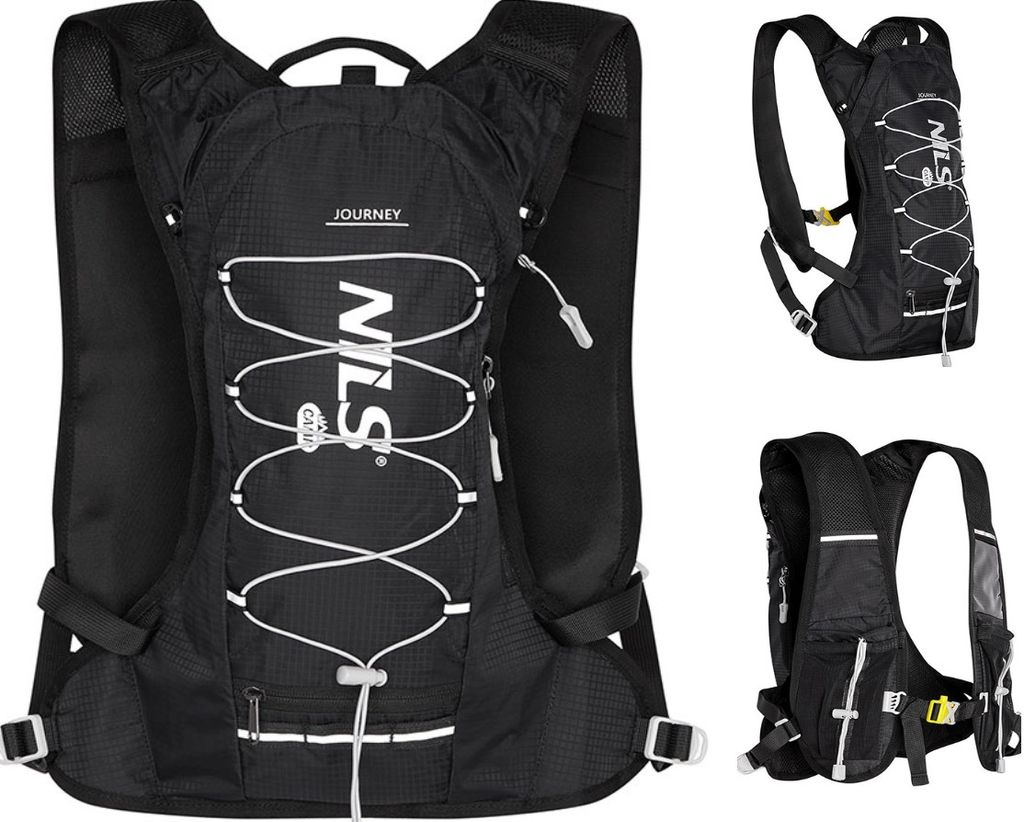 NILS Camp NC1797 Journey - Zaino da corsa, nero Immagine del prodotto 