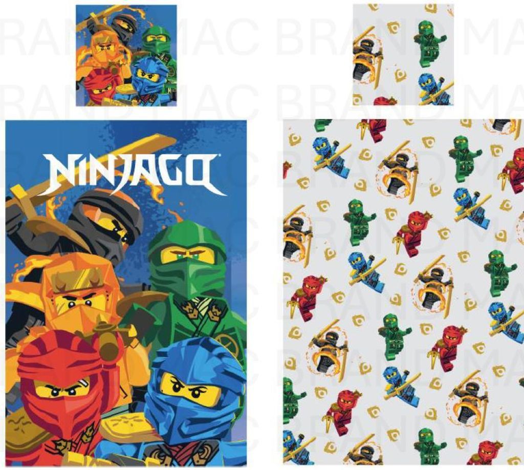 Lego Ninjago Sanctuary Bettwäsche 135x200cm /80x80cm Produktbild 