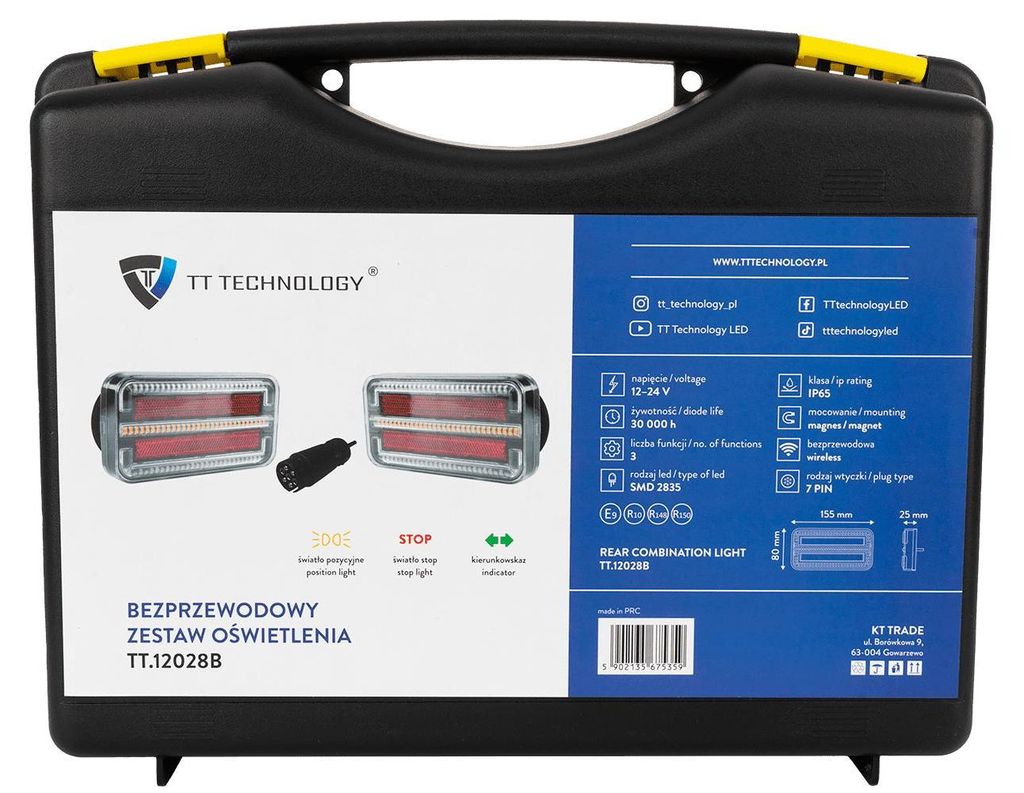 TT Technology TT.12028B LED zadné svetlá 3 funkcie ľavé + Obrázok produktu 