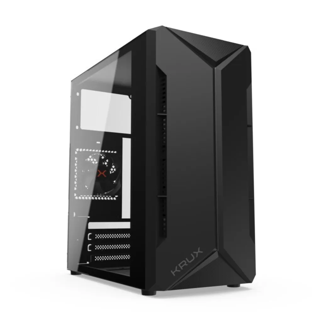 Boîtier PC KRUX Astro Cube avec Fenêtre Latérale et Flux d'Air ARGB