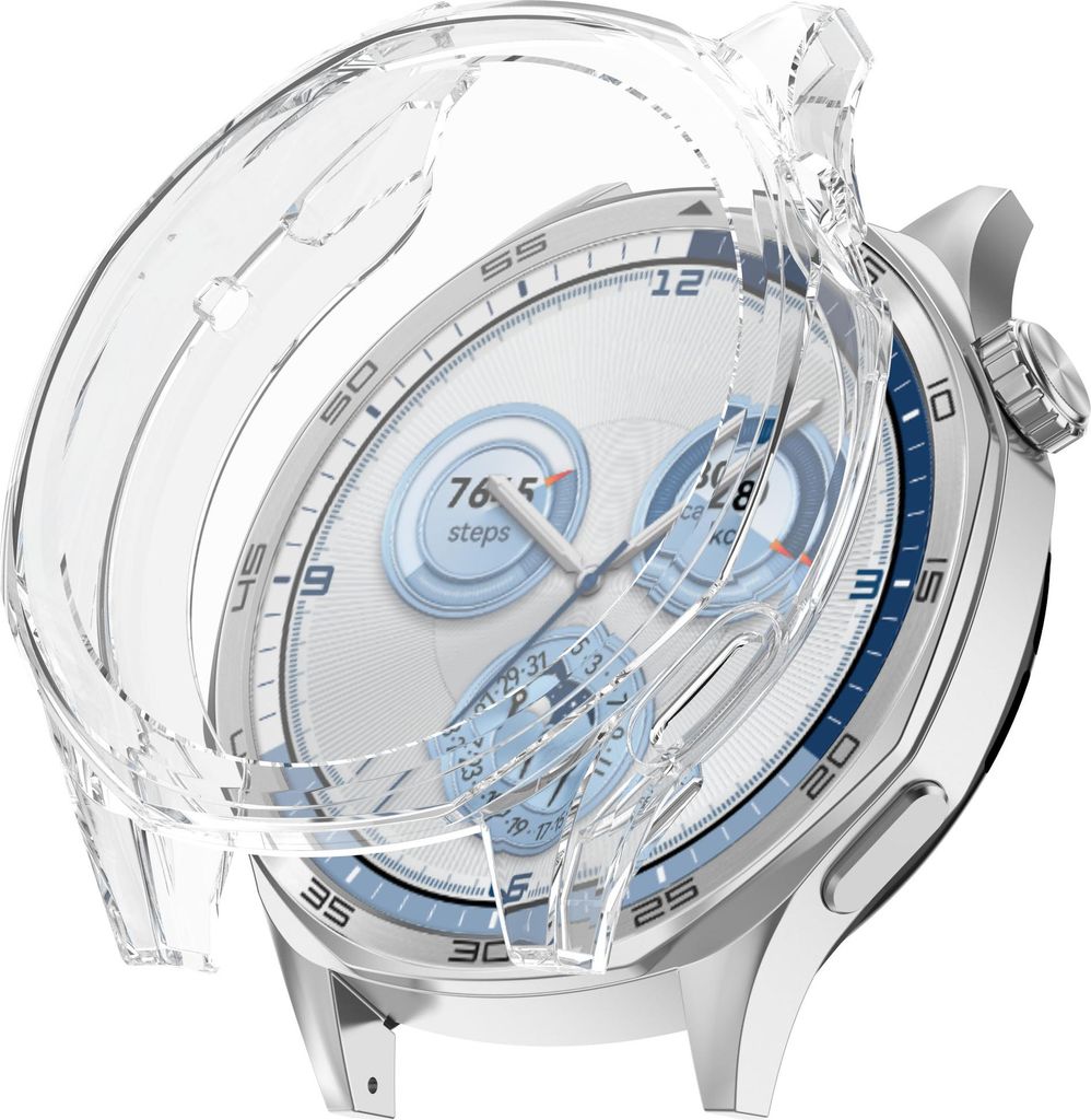 Strap-it Soft TPU-Schutzhülle - Hülle geeignet für Huawei Watch GT 5 - 46mm (transparent)