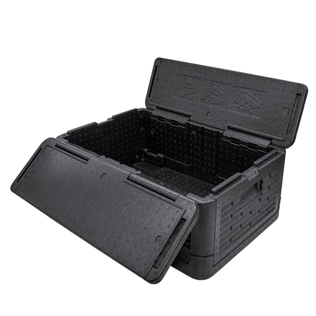 THERM BOX Boîte Isotherme Polystyrène 19L - Glacière Réutilisable Pour Transport Aliments Chauds/Froids