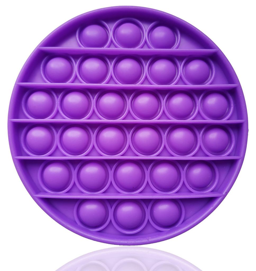 Fidget Toy Push Pop Bubble - Anti Stress Spielzeug - Kreis Lila