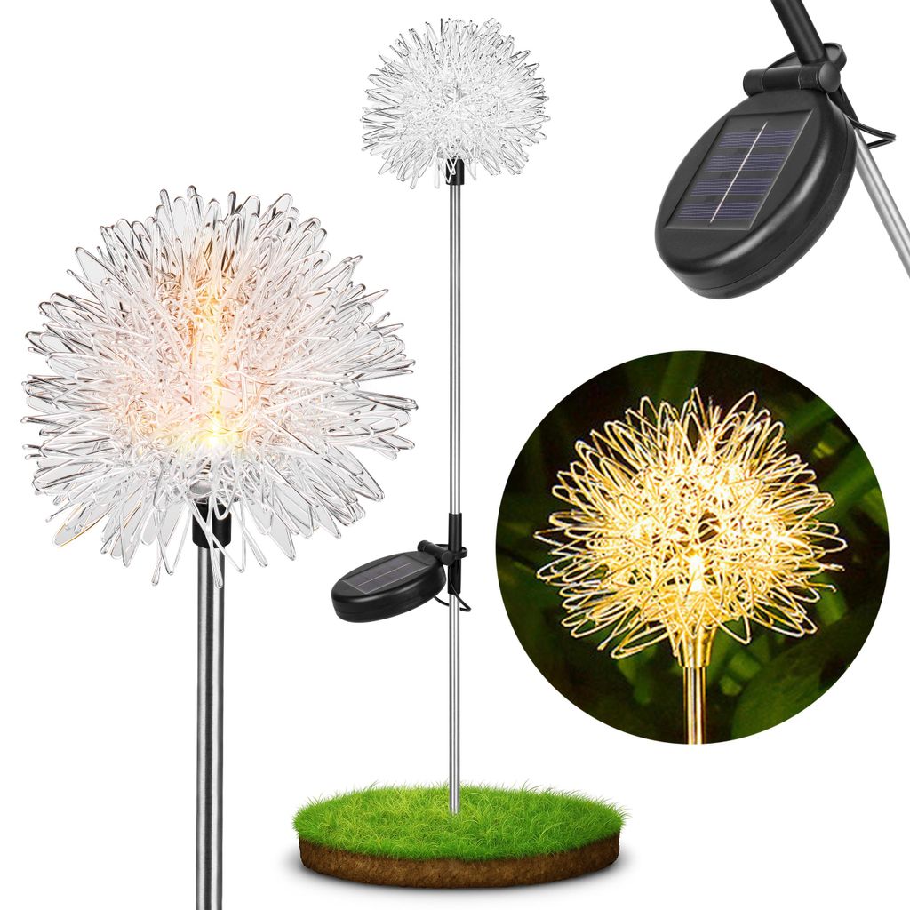 MasterLED Solar-Gartenleuchte Pusteblume 3000K IP44 76cm Produktbild 
