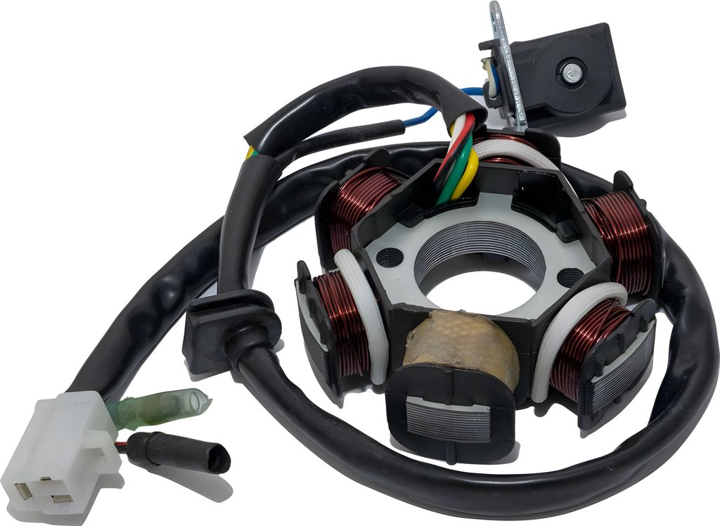Lichtmaschine Stator Maxtuned Zündung, ohne Wegfahrsperre kompatibel mit Peugeot stehend