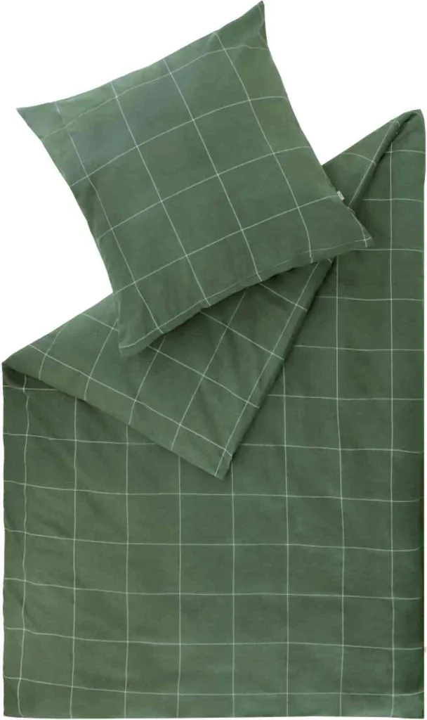 ESPRIT Flanella Verde 155x220 - Ultimi Pezzi Biancheria Letto Lusso