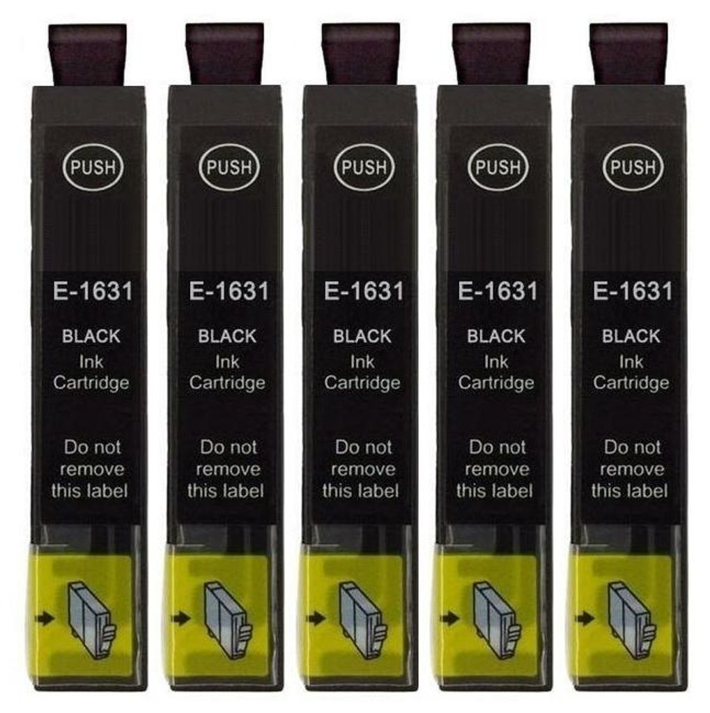5 x cartouche d'encre compatible T1631, T16XL noir pour Image du produit 