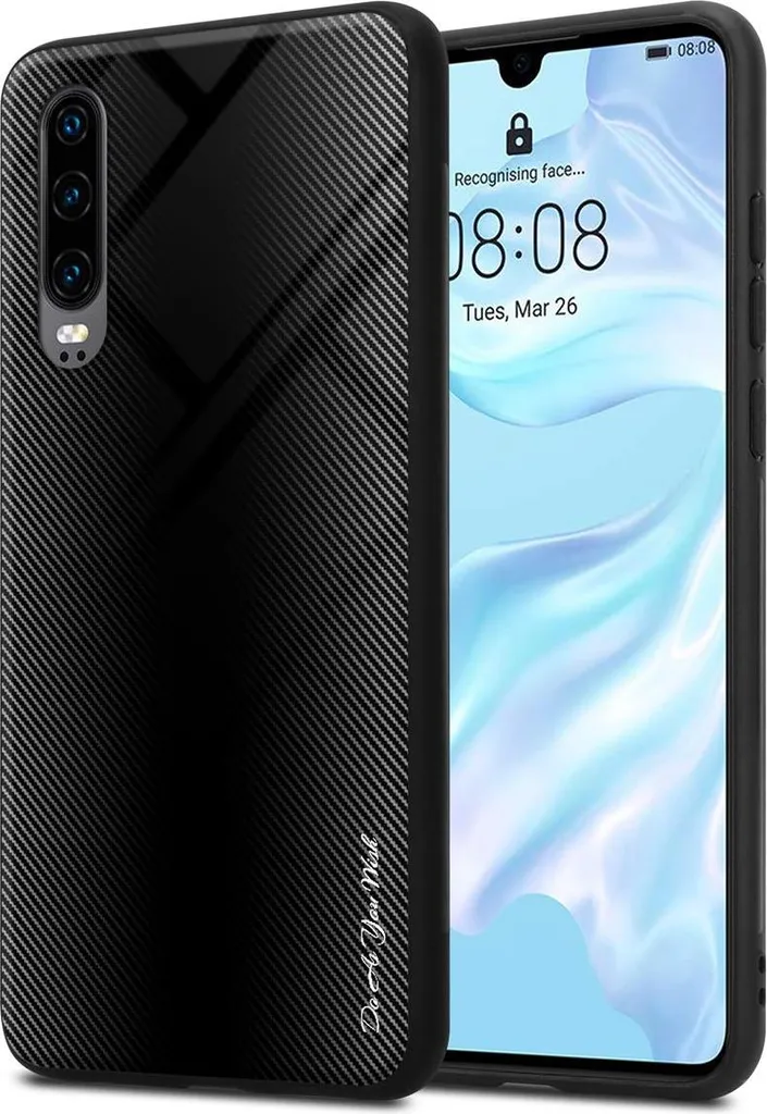 Cover Protettiva Cadorabo Huawei P30: Vetro Temperato 9H e Bumper TPU