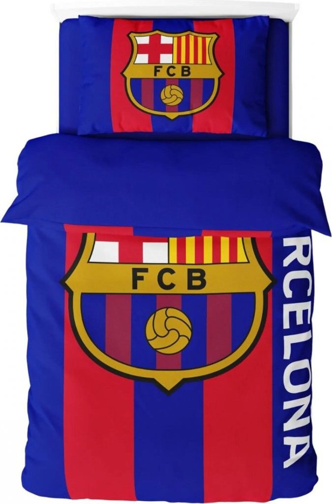 FC Barcelona Set de linge de lit 135x200 + 50x75 cm Image du produit 