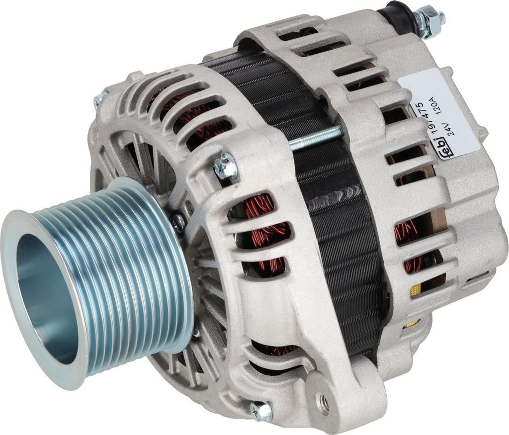 FEBI BILSTEIN 197475 Lichtmaschine Generator LiMa 120A 24V für IVECO S-WAY STRALIS I STRALIS II T-WAY TRAKKER II X-WAY