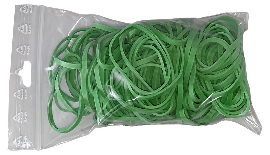 100 g Gummiringe grün 40 mm Ø 1,5 x 3 mm breit Produktbild 