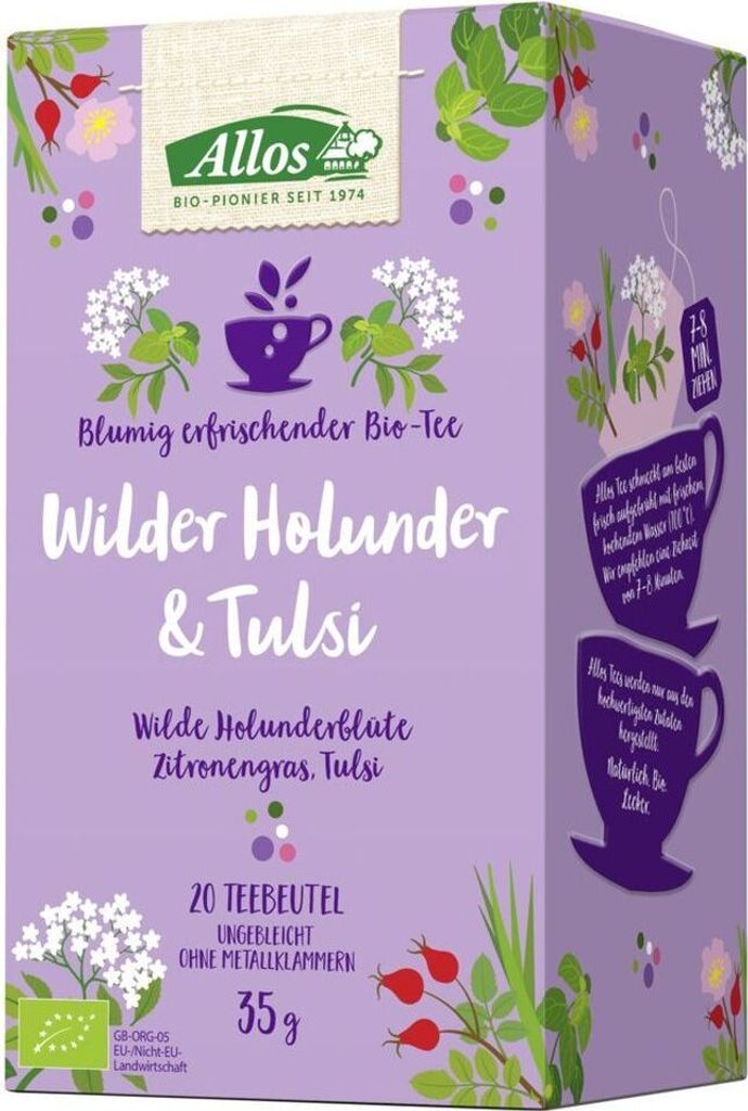 Dziki bez i tulsi - 20 torebek 35g Zdjęcie produktu 