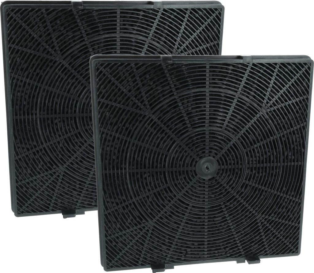 vhbw 2x Aktivkohlefilter kompatibel mit Domatix Riva 970HX, 670HX, Isola970HX Dunstabzugshaube