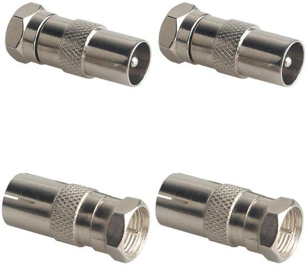 Kit Adaptateur Prise Satellite vers Antenne TV pour Décodeur et Téléviseur