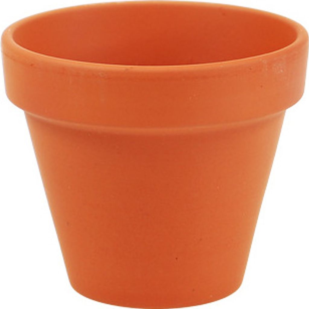 Blumentopf Terrakotta Ton Ø6cm 5cm Hoch 10 Stück Indoor Outdoor