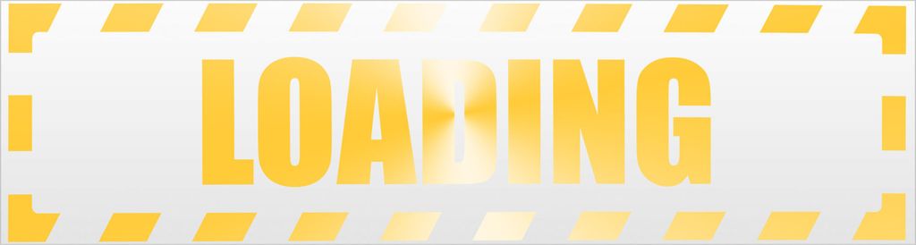 Kiwistar Loading gestreift Magnetschild Schild magnetisch - 30cm Gelb - reflektierend - Magnetfolie für Auto PKW Kfz