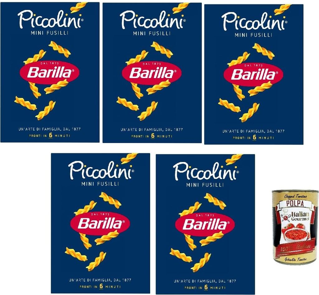 Barilla Piccolini Mini Fusilli – kleine Spiralnudeln für Produktbild 