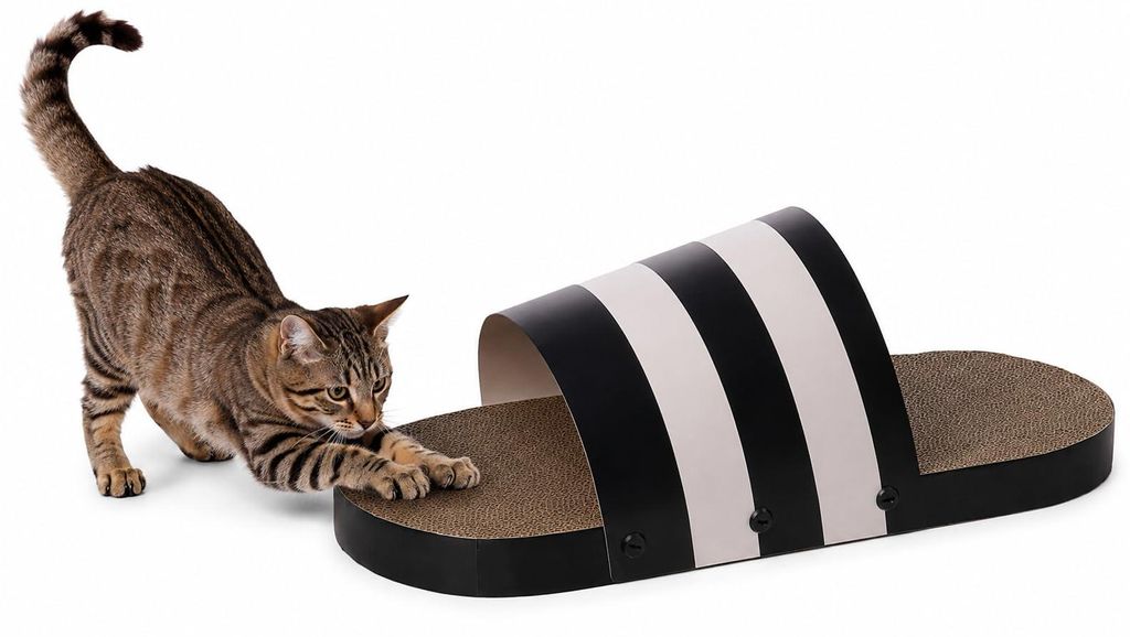 Chaussons en carton Flamingo Kratzkarton, modèle Slippi, Image du produit 