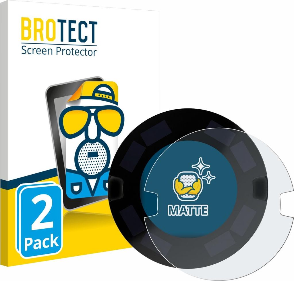 2x BROTECT Schutzfolie für OOONO P-DISC NO3 Displayschutz Displayschutzfolie Folie Matt Entspiegelungsfolie