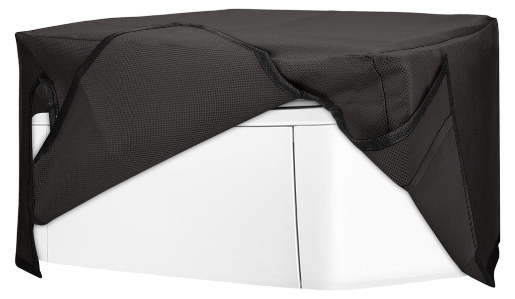 kwmobile Cover kompatibel mit HP LaserJet MFP M140w - Tasche Hülle Drucker - Staubschutzhülle Schutzhaube Schutzhülle - Dunkelgrau