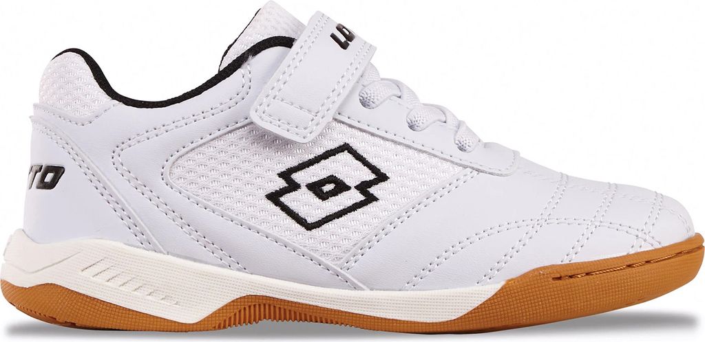 Lotto Schuhe WHIZZER K Kinder Low Top Sneaker 2600120K Weiss/Schwarz , Schuhgröße:33 EU