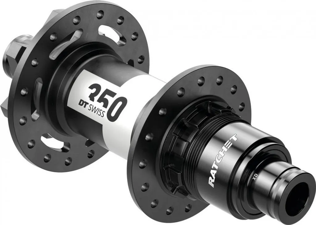 Moyeu Arrière DT Swiss 350 VTT 142/12mm Axe Traversant 6 Trous SRAM XD