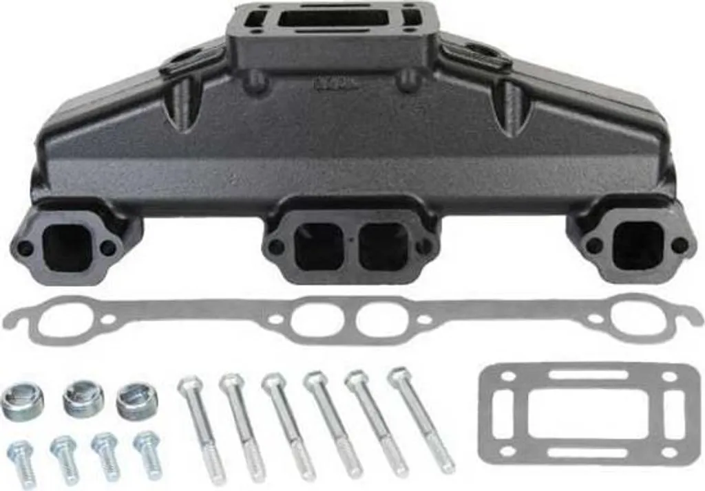 Sierra Coude d'échappement GM V8 Argent pour Mercruiser Volvo Penta