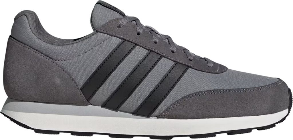 Adidas Run 60s 3.0 Classic Retro Sneaker Sportschuhe grau/schwarz/weiss IE3827, Schuhgröße:42 EU
