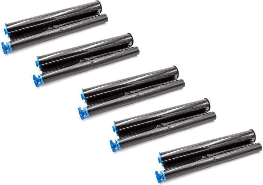 vhbw 5er-Pack Thermo-Folien kompatibel mit Sagem Fax Internet 445 I, 440 Series, 450 Series, 450 Fax-Drucker - Kompatible Thermorollen 45 m ohne Chip