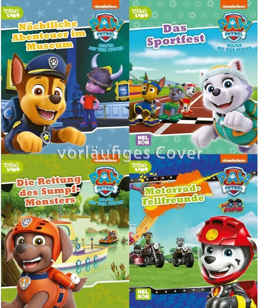 Mini-Bücher: PAW Patrol 17 - 20