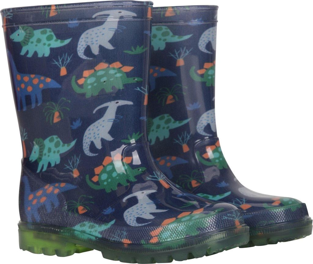Mountain Warehouse - Kinder Gummistiefel "Splash", Einhorn und Regenbogen MW2220 (23 EU) (Marine)