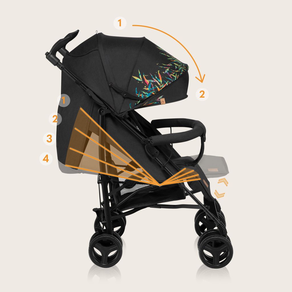 Lionelo Irma buggy klein zusammenklappbar reisebuggy mit Produktbild 5