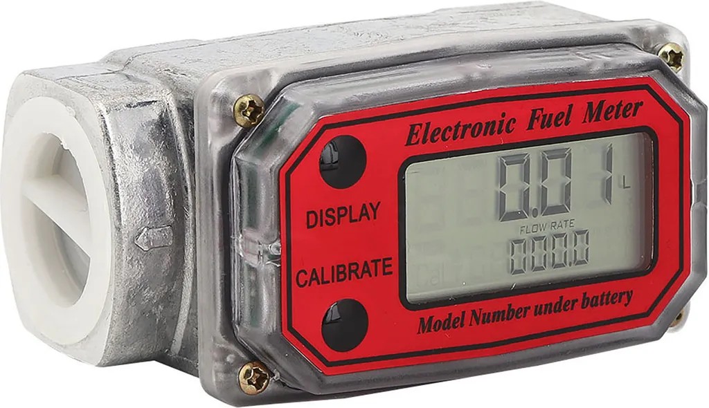 Débitmètre de Carburant 1" NPT à Turbine LCD avec Lecture Haute Précision