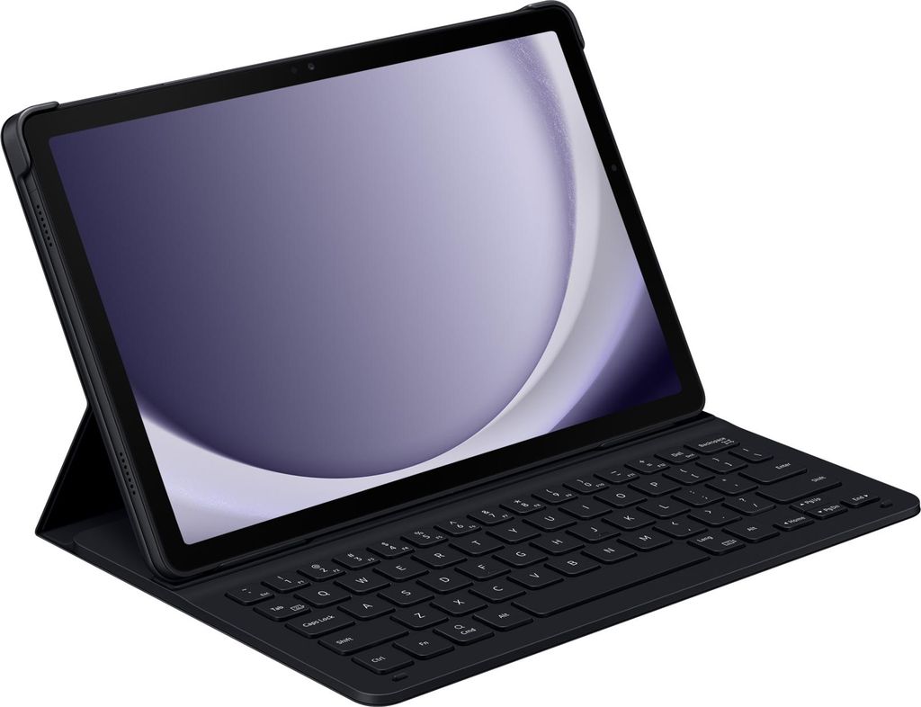 Samsung EF-DX211 - Tastatur und Foliohülle (Buch-Cover) - Slim - POGO pin - QWERTZ - Schwarz Tastatur, Schwarz Gehäuse