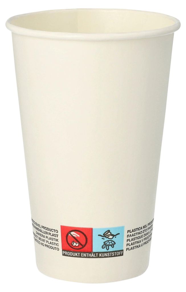 PAPSTAR Trinkbecher pure 87458 Pappe 03l weiß 50 St./Pack. Immagine del prodotto 