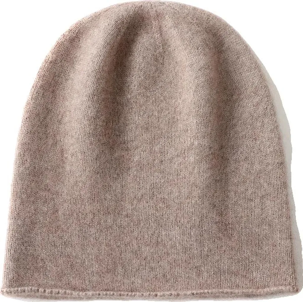 Cuffia Cashmere 100% Cammello Unisex | Accessorio Invernale di Lusso