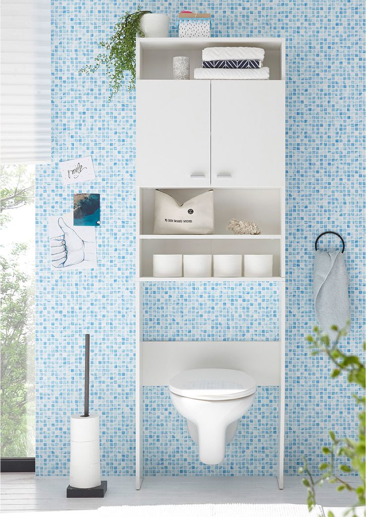 Überbauschrank Waschmaschinenüberbau Wäscheschrank Schrank Produktbild 3