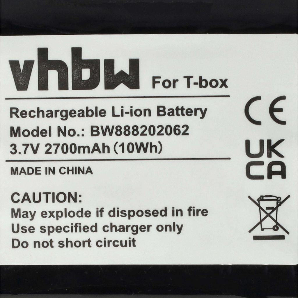 vhbw Akku kompatibel mit tonies Toniebox Hörspielbox (2700 Produktbild 5
