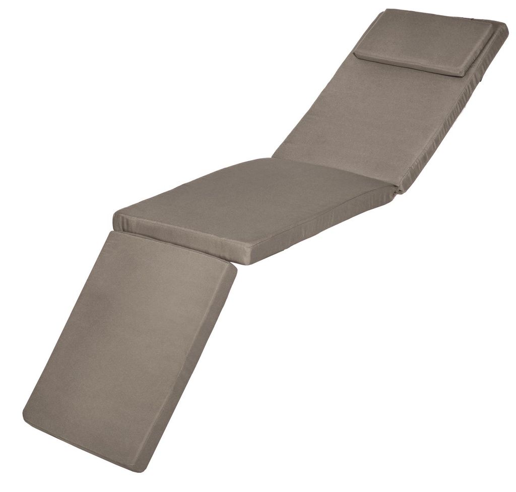Beautissu Luxus Deckchair Auflage LoftLux DC, 175x45x5cm, Produktbild 