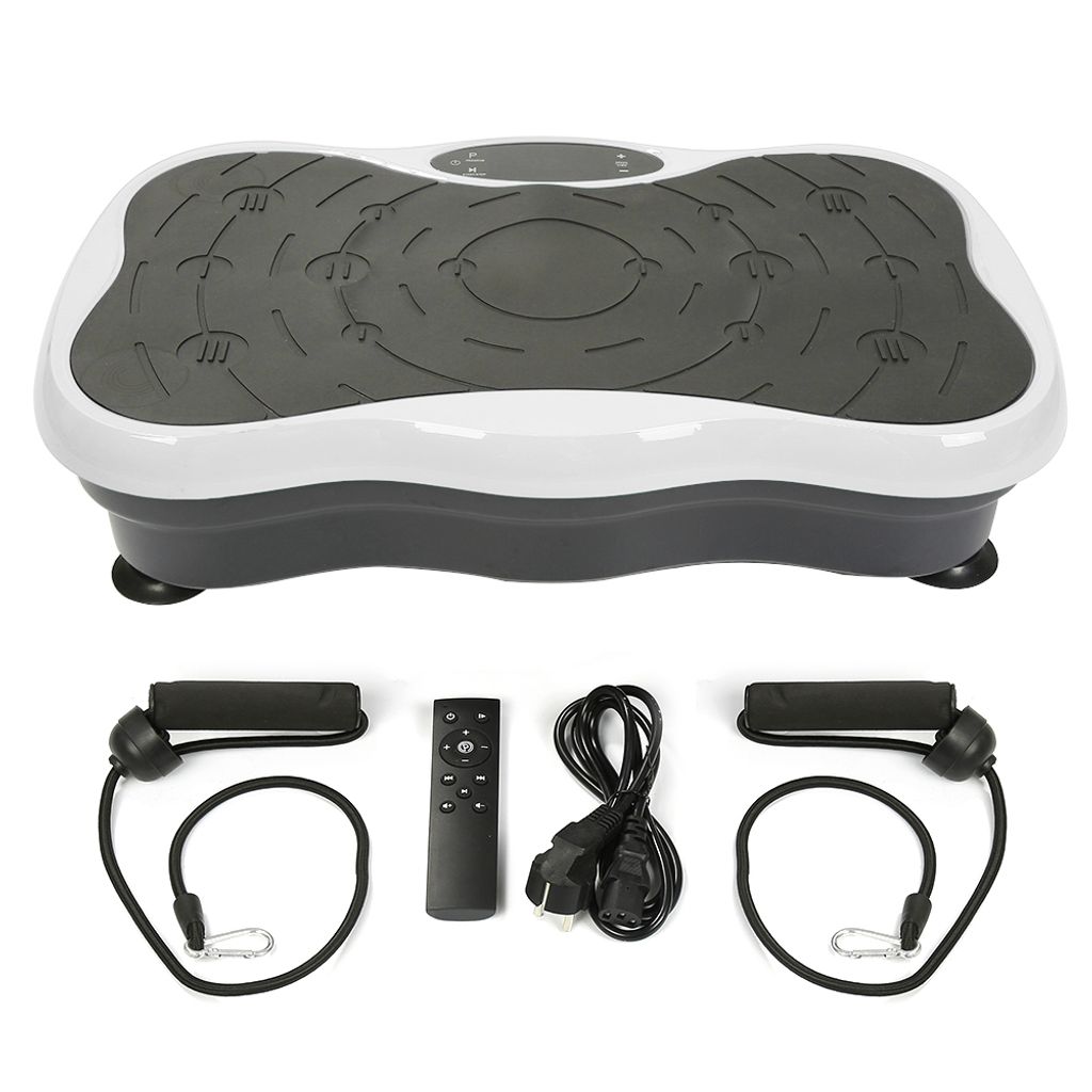 Vibrationsplatte Ganzkörper Trainingsgerät Fitness Platte mit Bluetooth 