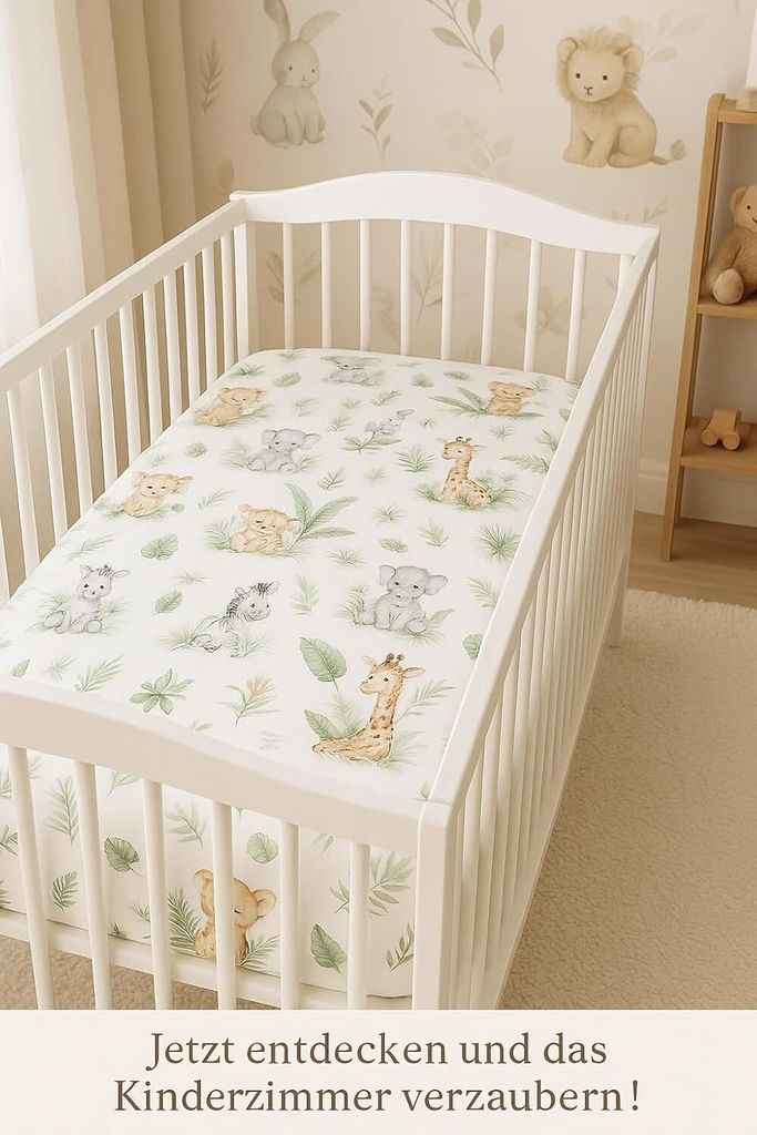 BabyLux Spannbettlaken 60x120 cm – Baumwolle, weich & Produktbild 