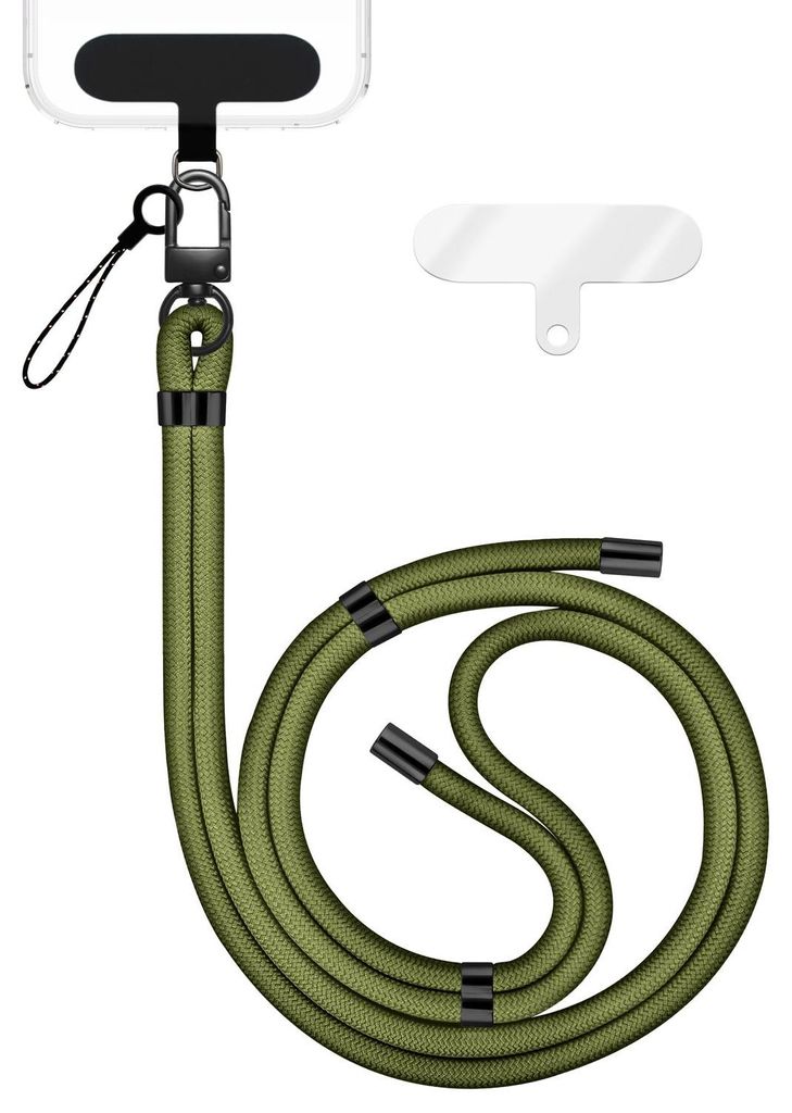 HoldMe Edition - Lanyard mit Karabiner Schwarz & 2 Pads - Produktbild 