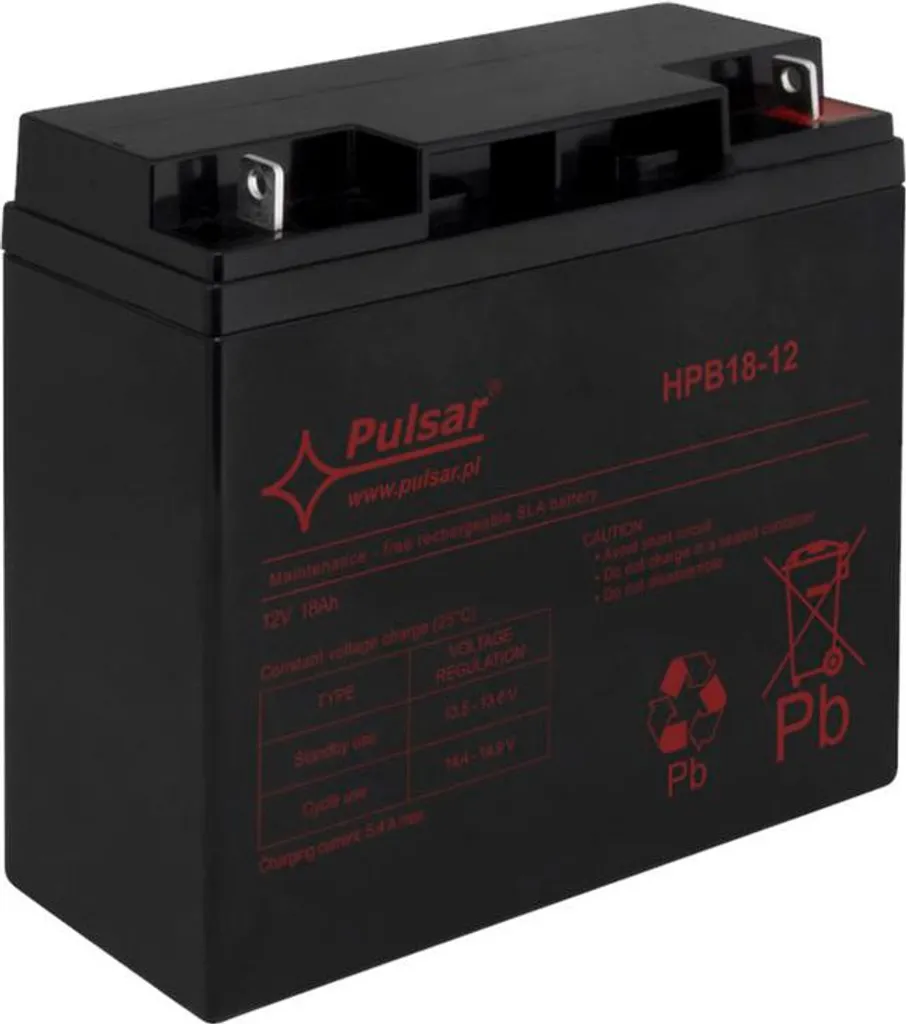 Batterie 12V 18Ah HPB Idéale pour Onduleur et Alarme de Maison