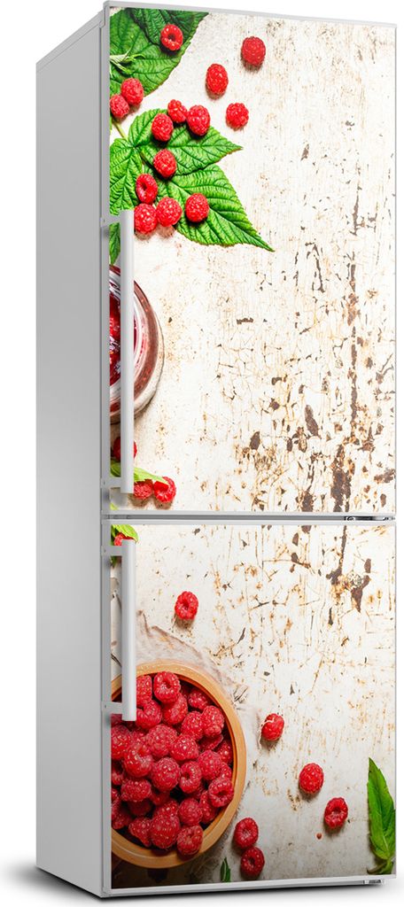 Tulup Kühlschrankdekoration - 70x190 cm - Aufkleber auf dem Kühlschrank - Himbeermarmelade